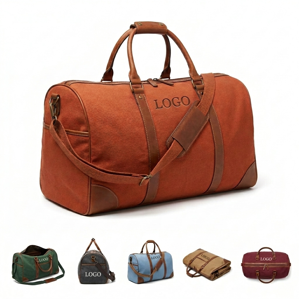All-Purpose Heavy-Duty Travel Duffel Bag with Zinc-Alloy Hardware