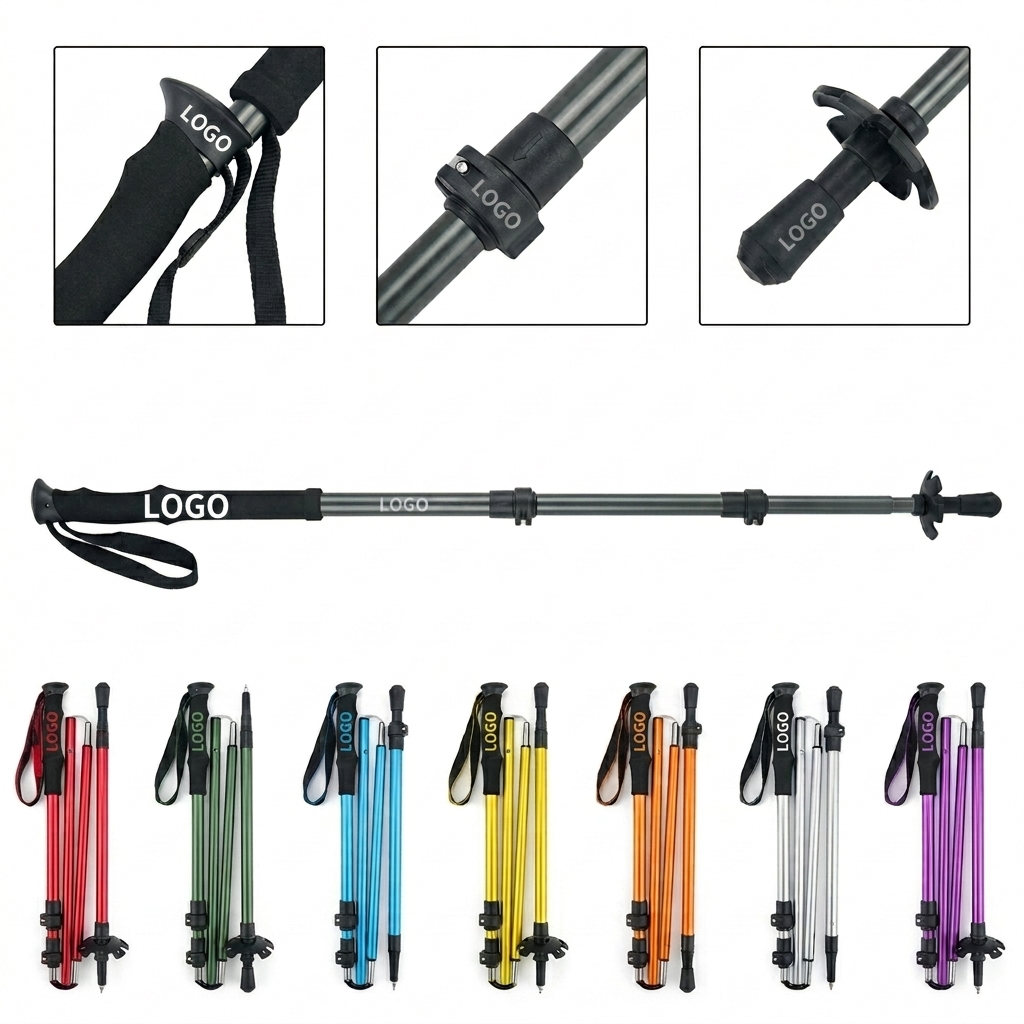 Multi-Color Lightweight Telescopic Trekking Pole