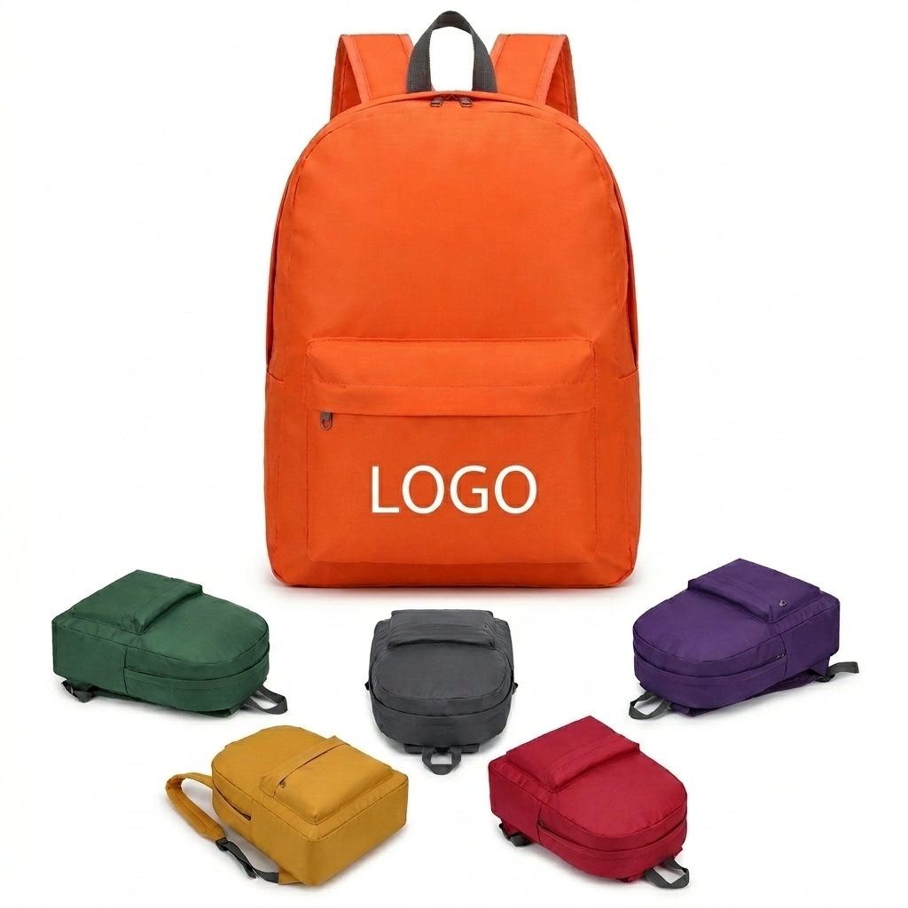 Packable Water-Resistant Nylon Daypack, Folds into Pocket