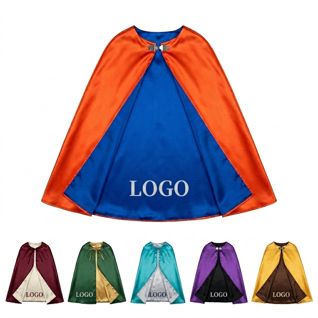Colorful Children's Party Cape for Imaginative Play
