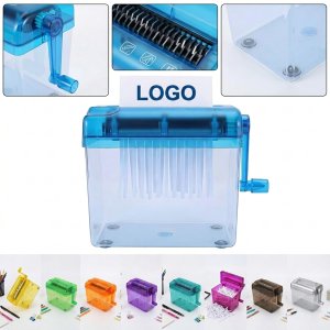 Hand-Cranked Paper Shredder for Secure Document Destruction
