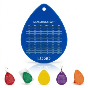 Teardrop Multi-Purpose Kitchen Scraper with Measurement Guide
