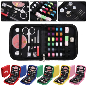 All-in-One Household Sewing Kit with Zippered Case