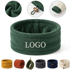 All-Season Breathable Fleece Tube Scarf for Men and Women - Multi-Functional Neck Warmer