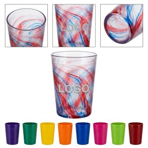 16OZ Assorted Color Cold Cups with Marble Design